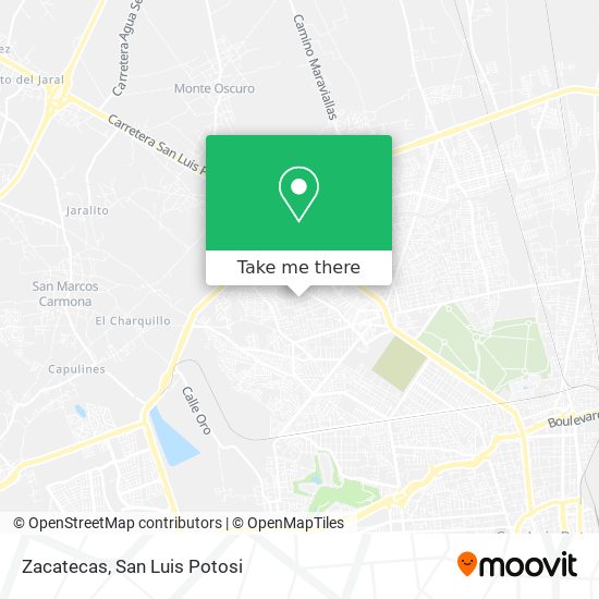 Zacatecas map