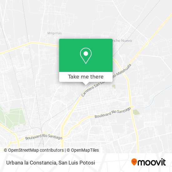 Urbana la Constancia map