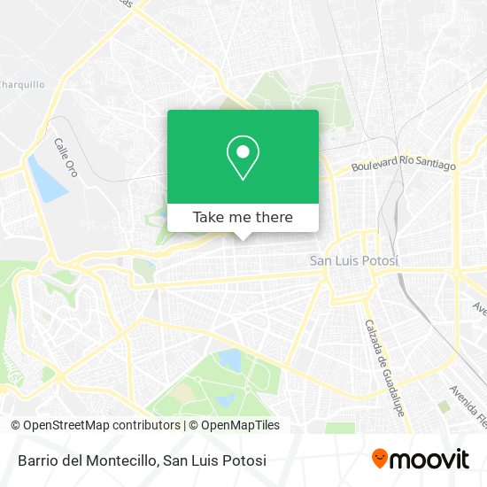 Barrio del Montecillo map