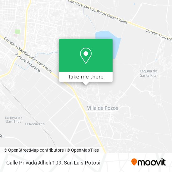 Mapa de Calle Privada Alhelí 109