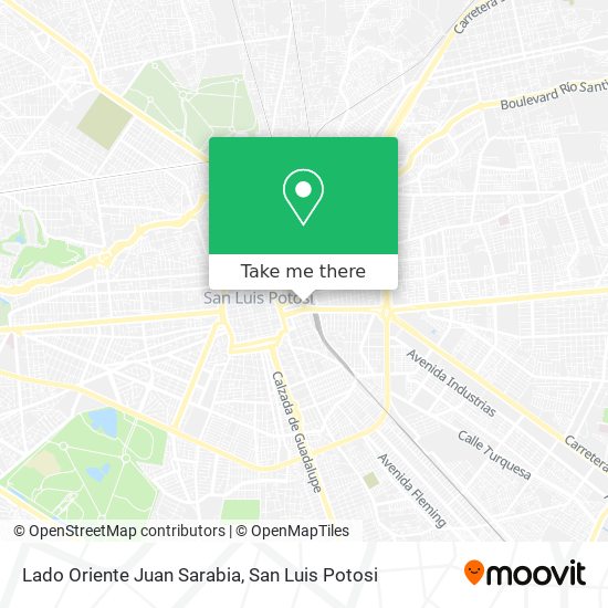 Lado Oriente Juan Sarabia map