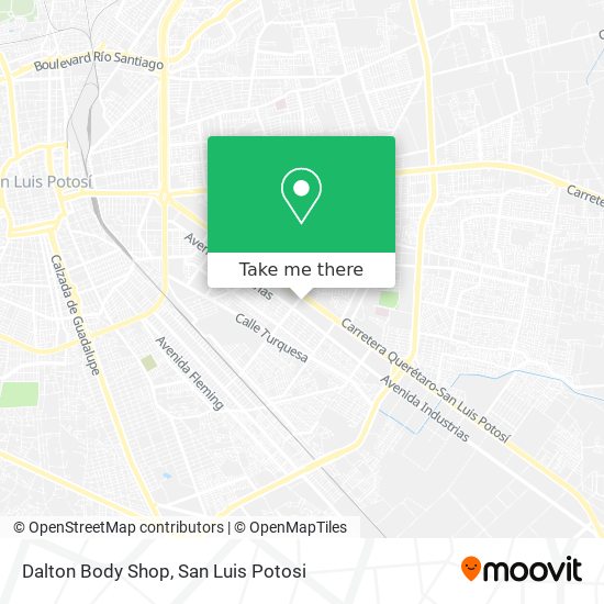 Dalton Body Shop map