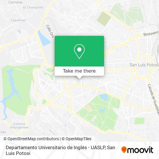Departamento Universitario de Inglés - UASLP map