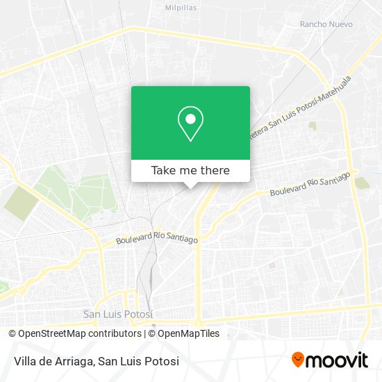 Villa de Arriaga map