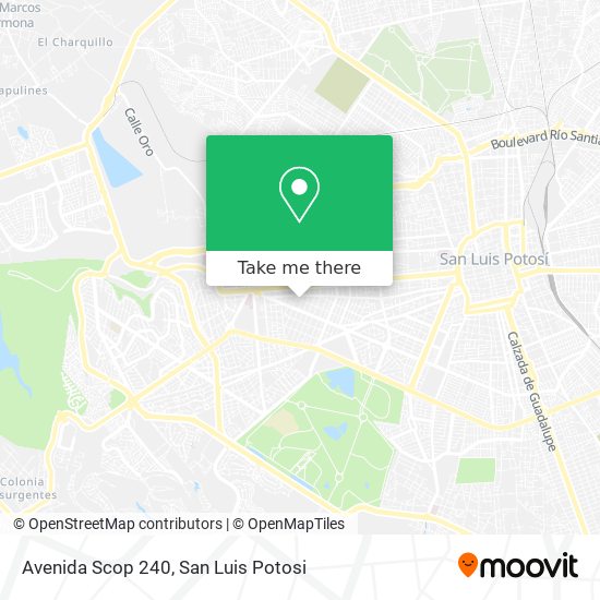 Avenida Scop 240 map