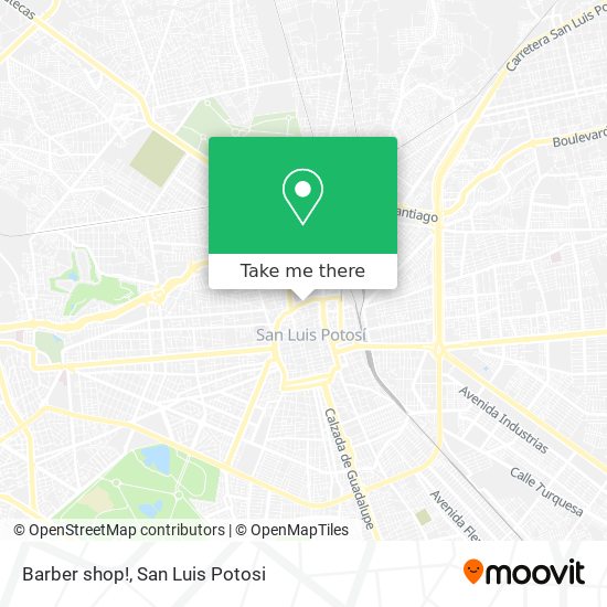 Barber shop! map