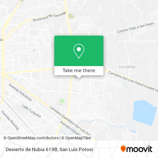 Mapa de Desierto de Nubia 619B