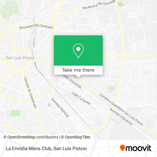 How to get to La Envidia Mens Club in San Luis Potosí by Bus?