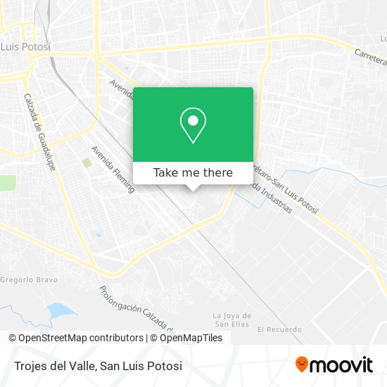 Mapa de Trojes del Valle