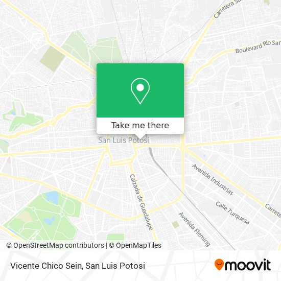 Mapa de Vicente Chico Sein