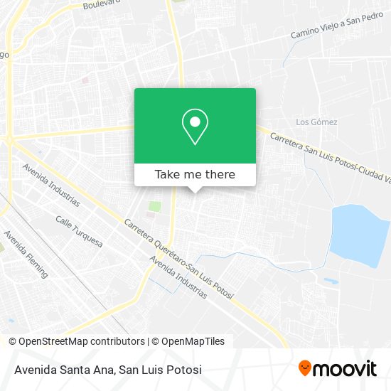 Mapa de Avenida Santa Ana