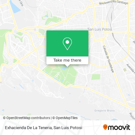 Exhacienda De La Teneria map