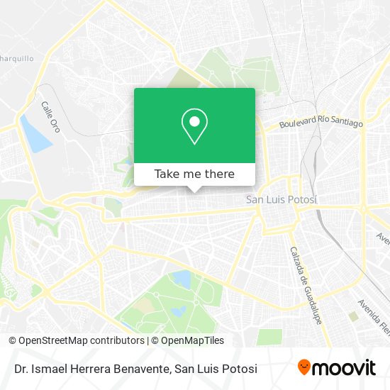 Dr. Ismael Herrera Benavente map