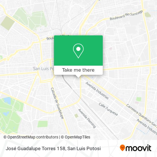 José Guadalupe Torres 158 map