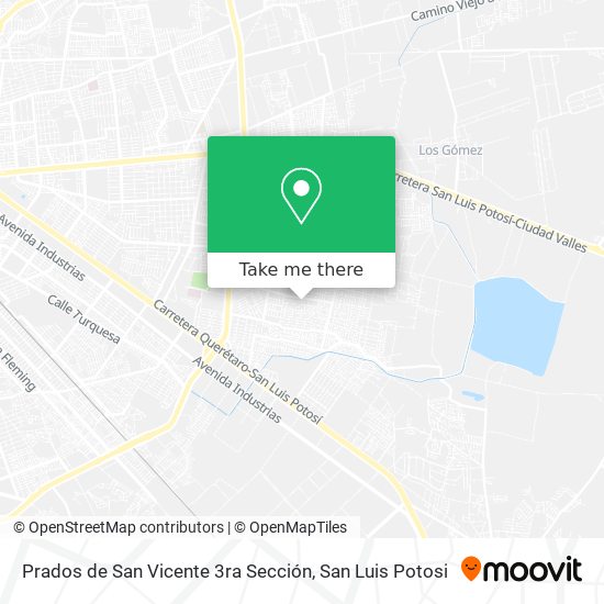 Prados de San Vicente 3ra Sección map