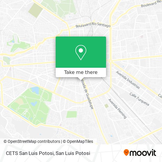 CETS San Luis Potosi map