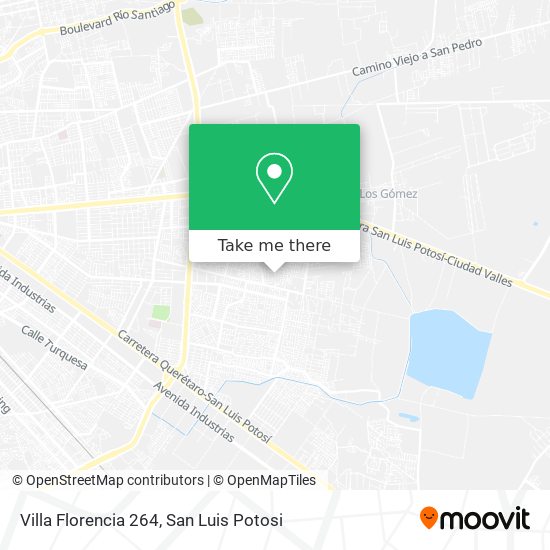 Villa Florencia 264 map