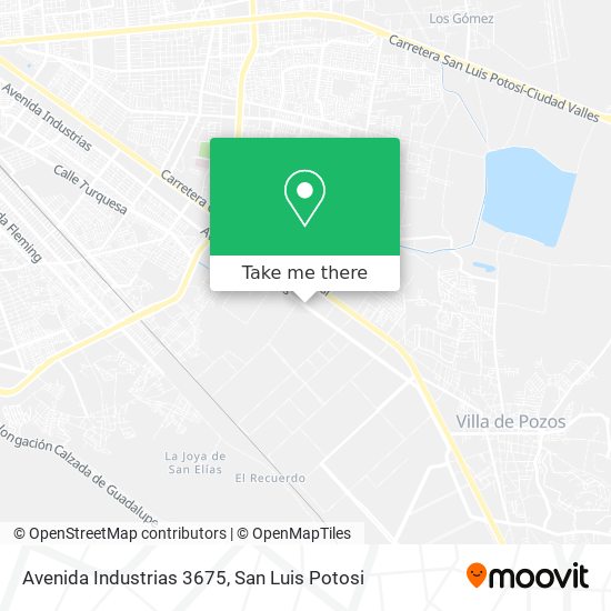 Avenida Industrias 3675 map