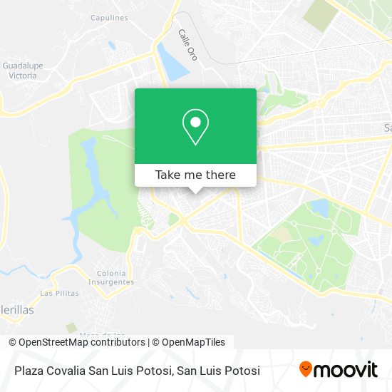 Mapa de Plaza Covalia San Luis Potosi