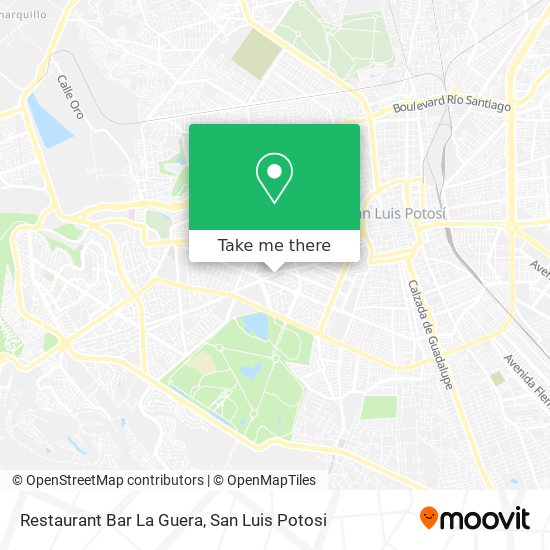 Mapa de Restaurant Bar La Guera