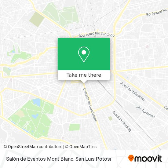 Salón de Eventos Mont Blanc map