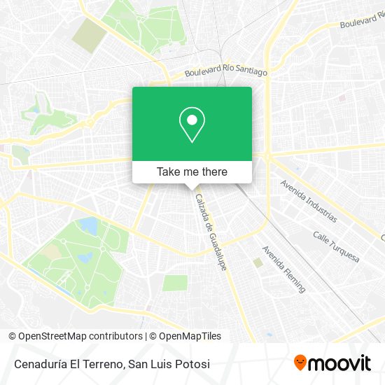 Cenaduría El Terreno map