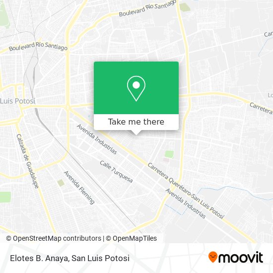 Elotes B. Anaya map