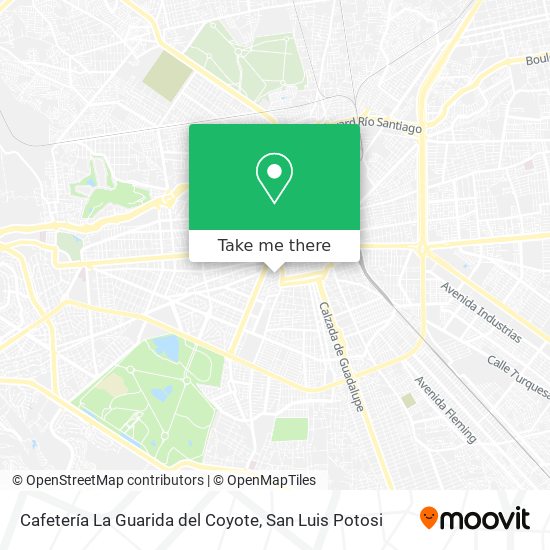 Mapa de Cafetería La Guarida del Coyote