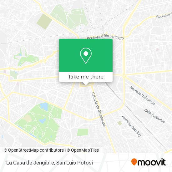 Mapa de La Casa de Jengibre