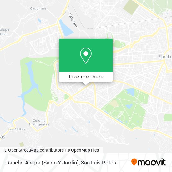 Mapa de Rancho Alegre (Salon Y Jardin)