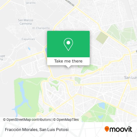 Fracción Morales map