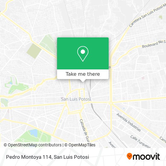 Pedro Montoya 114 map