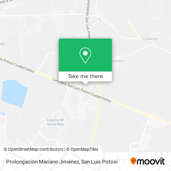Mapa de Prolongación Mariano Jiménez