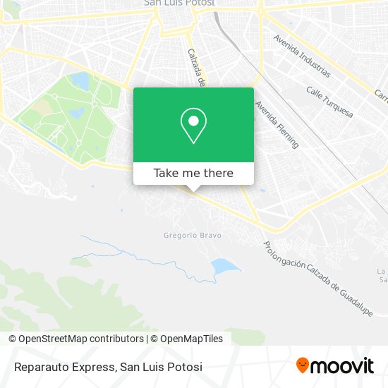 Mapa de Reparauto Express