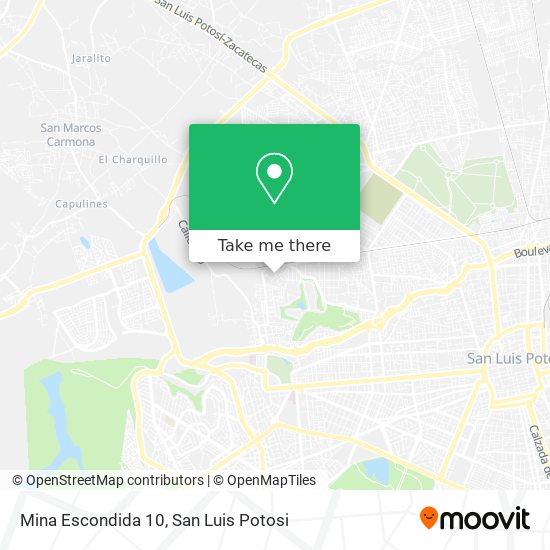 Mina Escondida 10 map