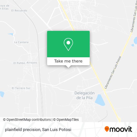 plainfield precision map