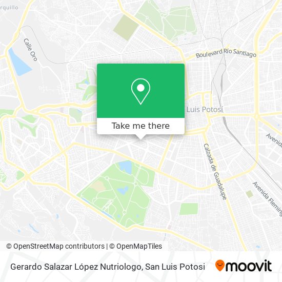 Gerardo Salazar López Nutriologo map