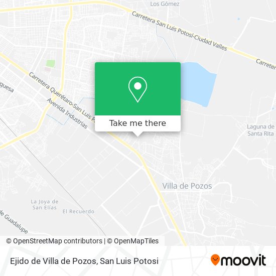 Ejido de Villa de Pozos map