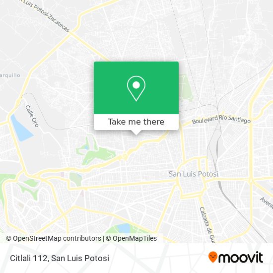 Citlali 112 map