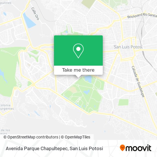 Mapa de Avenida Parque Chapultepec
