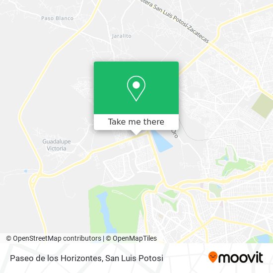 How to get to Paseo de los Horizontes in San Luis Potosí by Bus?