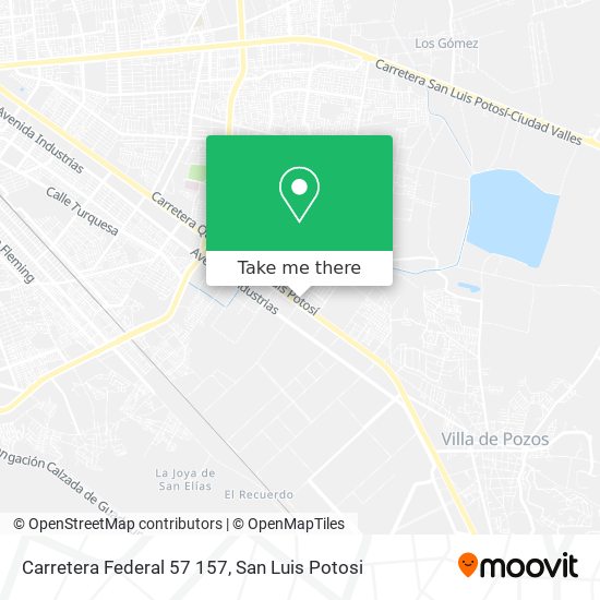 Mapa de Carretera Federal 57 157