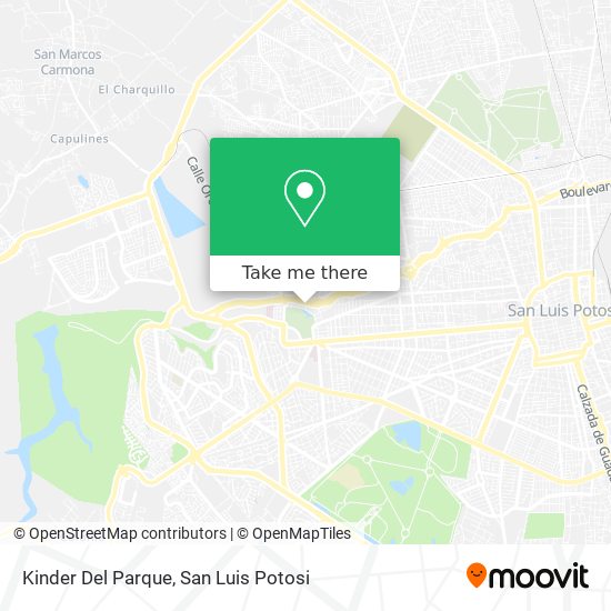 Kinder Del Parque map