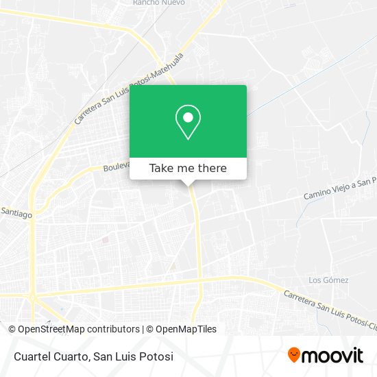Cuartel Cuarto map