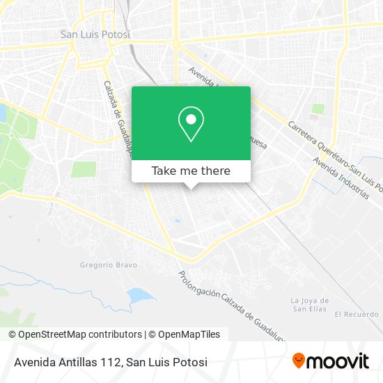 Mapa de Avenida Antillas 112