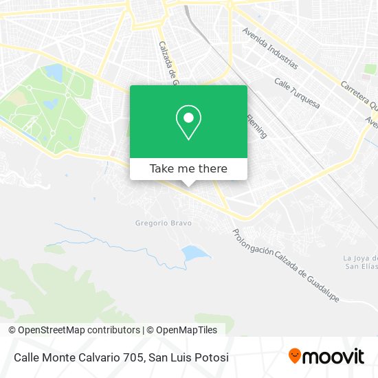 Calle Monte Calvario 705 map