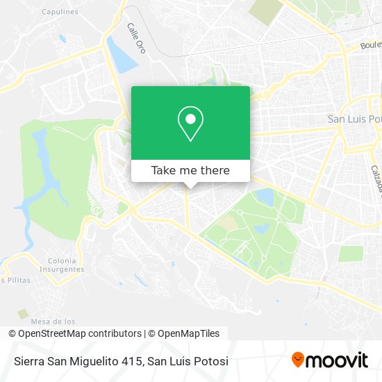 Sierra San Miguelito 415 map