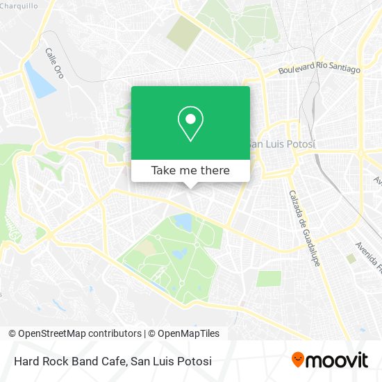 Hard Rock Band Cafe map