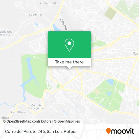 Cofre del Perote 246 map