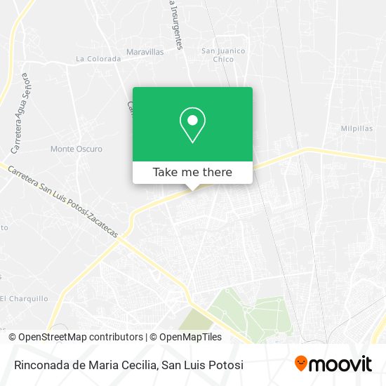 Rinconada de Maria Cecilia map